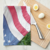 Linge De Cuisine Drapeau américain (Quart Plié)