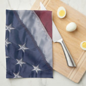 Linge De Cuisine Drapeau américain. (Quart Plié)