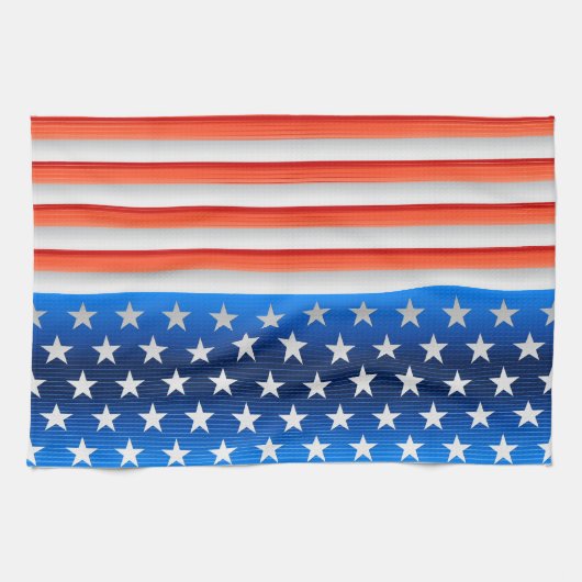 Linge De Cuisine Drapeau américain (Horizontal)
