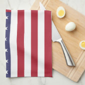 Linge De Cuisine Drapeau américain (Quart Plié)