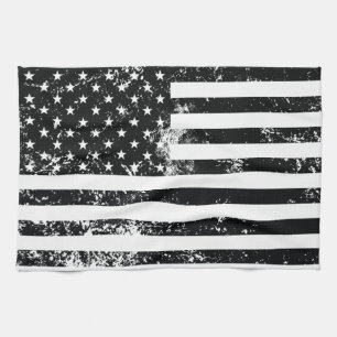 Linge De Cuisine Drapeau américain affligé par cru