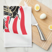 Linge De Cuisine Drapeau américain avec hélicoptères (Quart Plié)