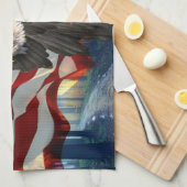 Linge De Cuisine Drapeau américain Bald Eagle (Quart Plié)