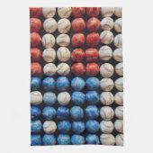 Linge De Cuisine Drapeau américain de baseball (Vertical)