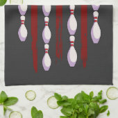 Linge De Cuisine Drapeau américain de Bowling (Plié)