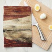 Linge De Cuisine Drapeau américain de fibre de bois americana (Quart Plié)