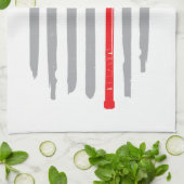 Linge De Cuisine Drapeau américain de hockey (Plié)