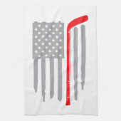 Linge De Cuisine Drapeau américain de hockey (Vertical)