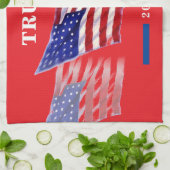 Linge De Cuisine Drapeau américain Donald Trump 2024 (Plié)