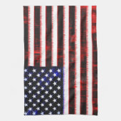 Linge De Cuisine Drapeau américain - Drapeau américain, cramponné (Vertical)