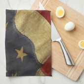 Linge De Cuisine Drapeau américain en détresse (Quart Plié)