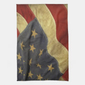 Linge De Cuisine Drapeau américain en détresse (Vertical)