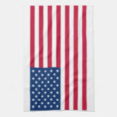 Linge De Cuisine Drapeau américain flou (Vertical)