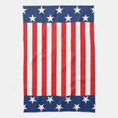 Linge De Cuisine Drapeau américain patriotique étoiles et rayures (Vertical)