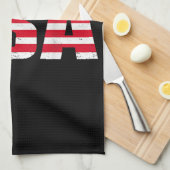 Linge De Cuisine Drapeau Américain Patriotique Pour Hommes Femmes E (Quart Plié)