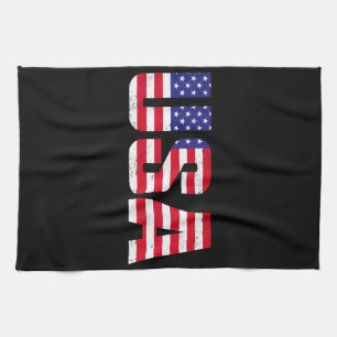 Linge De Cuisine Drapeau Américain Patriotique Pour Hommes Femmes E
