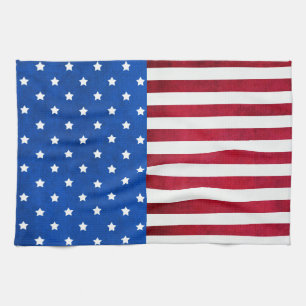 Linge De Cuisine Drapeau américain Stars and Stripes par Shirley Ta