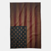 Linge De Cuisine Drapeau américain vintage (Vertical)