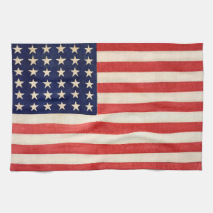Linge De Cuisine Drapeau américain vintage 36 Étoiles