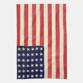 Linge De Cuisine Drapeau américain vintage 36 Étoiles (Vertical)