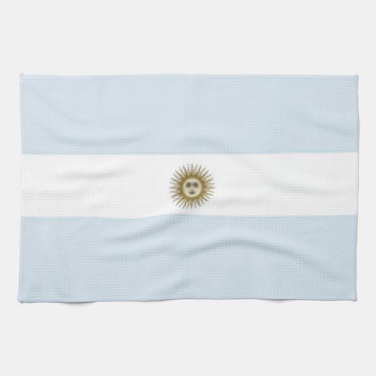 Linge De Cuisine Drapeau Argentine (Horizontal)