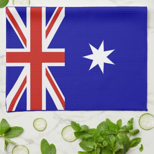 Linge De Cuisine Drapeau australien (Plié)