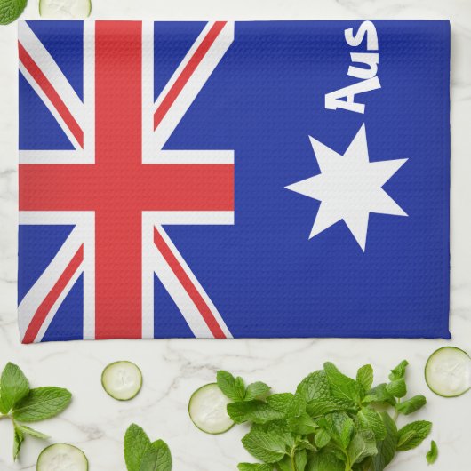 Linge De Cuisine Drapeau australien (Plié)