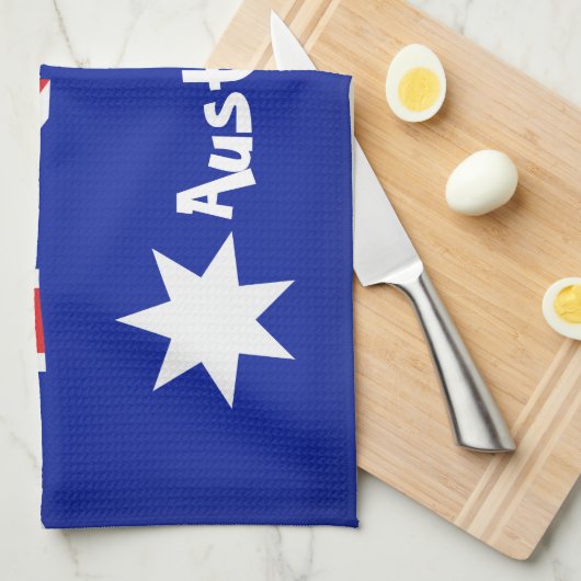 Linge De Cuisine Drapeau australien (Quart Plié)