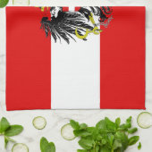 Linge De Cuisine Drapeau autrichien (Plié)
