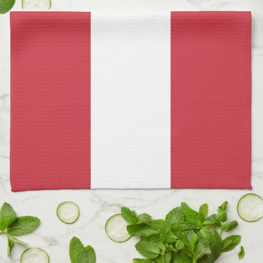Linge De Cuisine Drapeau autrichien (Plié)