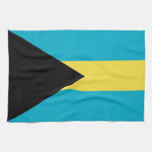 Linge De Cuisine Drapeau bahaméen (Horizontal)