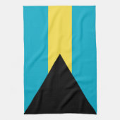 Linge De Cuisine Drapeau bahaméen (Vertical)