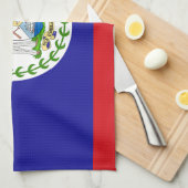 Linge De Cuisine Drapeau bélizien (Quart Plié)