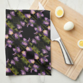 Linge De Cuisine Drapeau bleu Iris Fleur Motif Abstrait (Quart Plié)