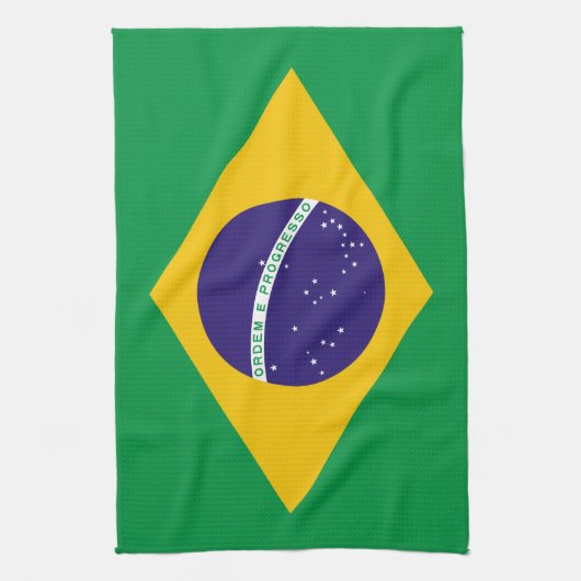 Linge De Cuisine Drapeau brésilien (Vertical)