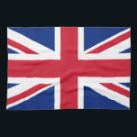 Linge De Cuisine Drapeau britannique<br><div class="desc">Conception avec le drapeau du Royaume-Uni de Grande-Bretagne et d'Irlande du Nord (Union Jack)</div>