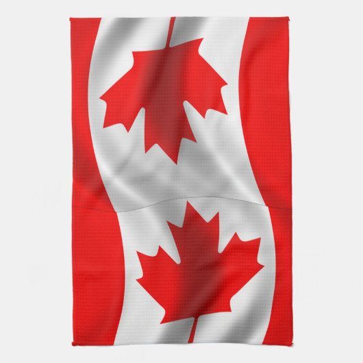 Linge De Cuisine Drapeau canadien (Vertical)