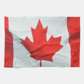 Linge De Cuisine Drapeau canadien Feuille d'érable Image patriotiqu (Horizontal)