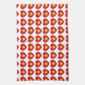 Linge De Cuisine Drapeau cardiaque du Vietnam (Vertical)