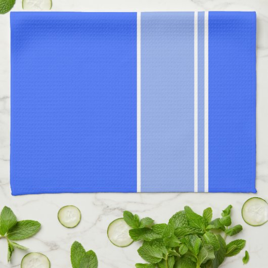 Linge De Cuisine Drapeau Checkered ; Bleu (Plié)