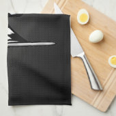 Linge De Cuisine Drapeau Checkered de sembler de fibre de carbone (Quart Plié)