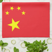 Linge De Cuisine Drapeau chinois (Plié)