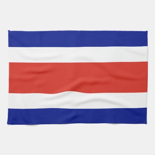 Linge De Cuisine Drapeau civil du Costa Rica (Horizontal)