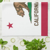 Linge De Cuisine Drapeau classique d'état de la Californie (Plié)