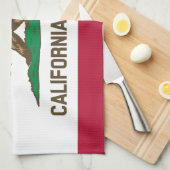 Linge De Cuisine Drapeau classique d'état de la Californie (Quart Plié)