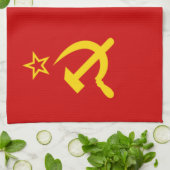 Linge De Cuisine Drapeau communiste URSS de la Russie (Plié)