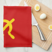 Linge De Cuisine Drapeau communiste URSS de la Russie (Quart Plié)