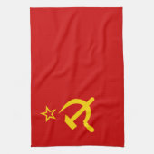 Linge De Cuisine Drapeau communiste URSS de la Russie (Vertical)