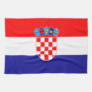 Linge De Cuisine Drapeau Croate