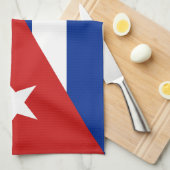 Linge De Cuisine Drapeau Cuba (Quart Plié)
